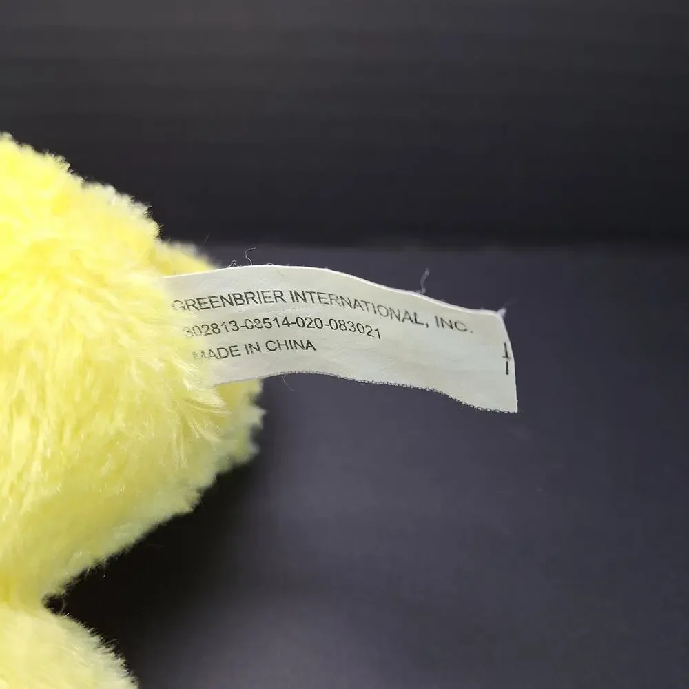 Greenbrier International Fuzzy Friends Plush Stuffed Animal Easter Chick